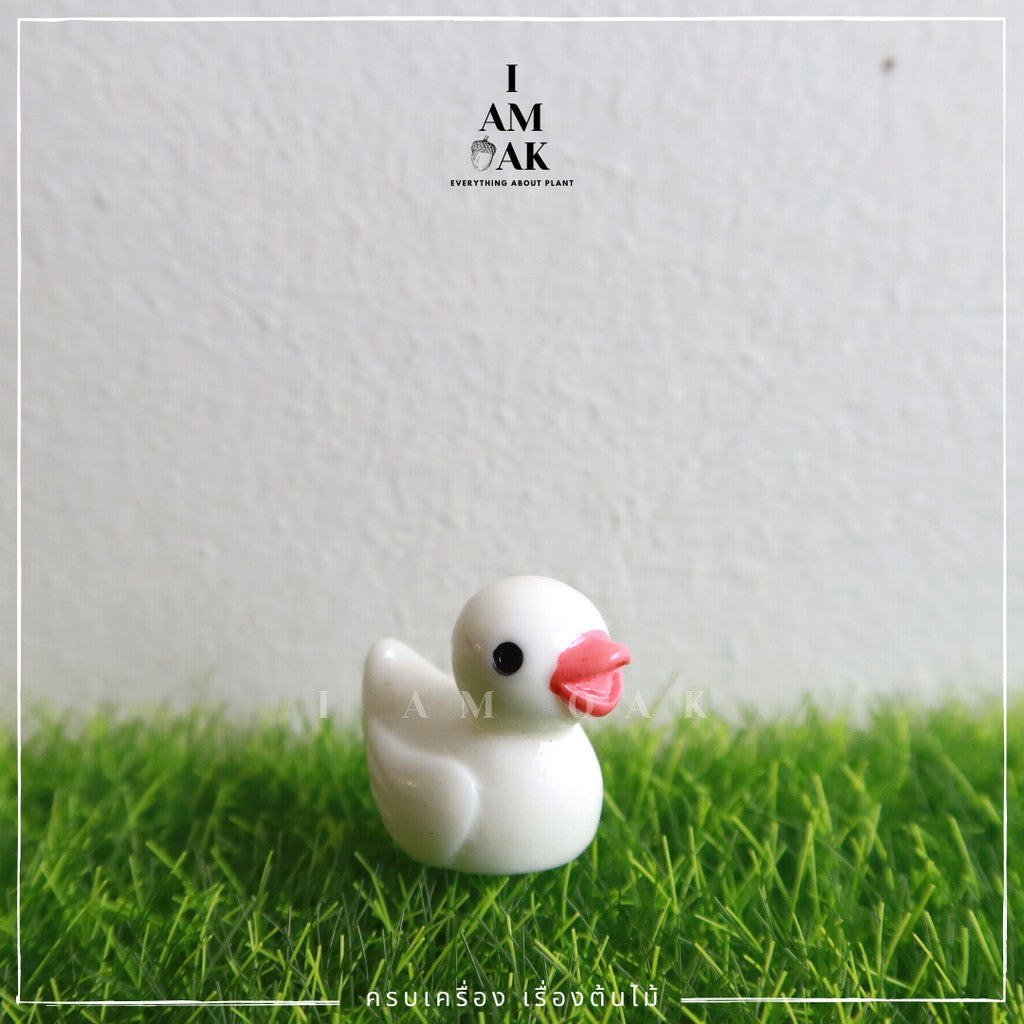 ตุ๊กตาแต่งสวน เป็ดจิ๋ว แต่งสวนถาด