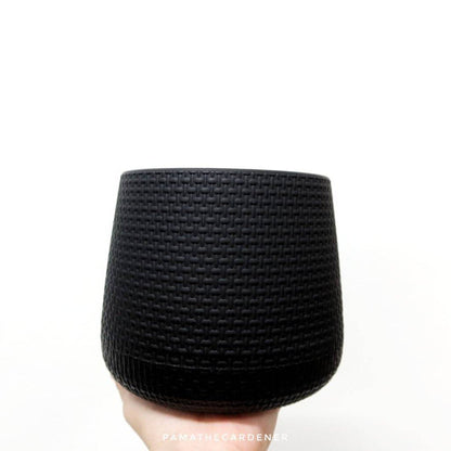 กระถางมินิมอล มีจานรองในตัว กระถาง kuppa กระถางเบลล่า กระถางโมเดิร์น