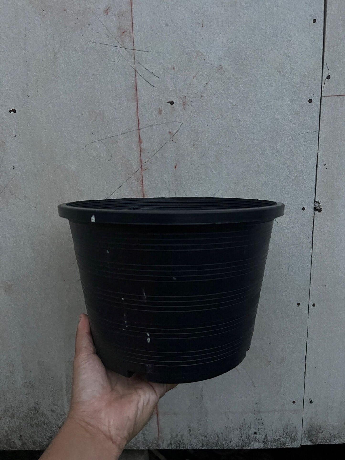 กระถางต้นไม้ กระถางพลาสติกดำ มีหลายขนาด