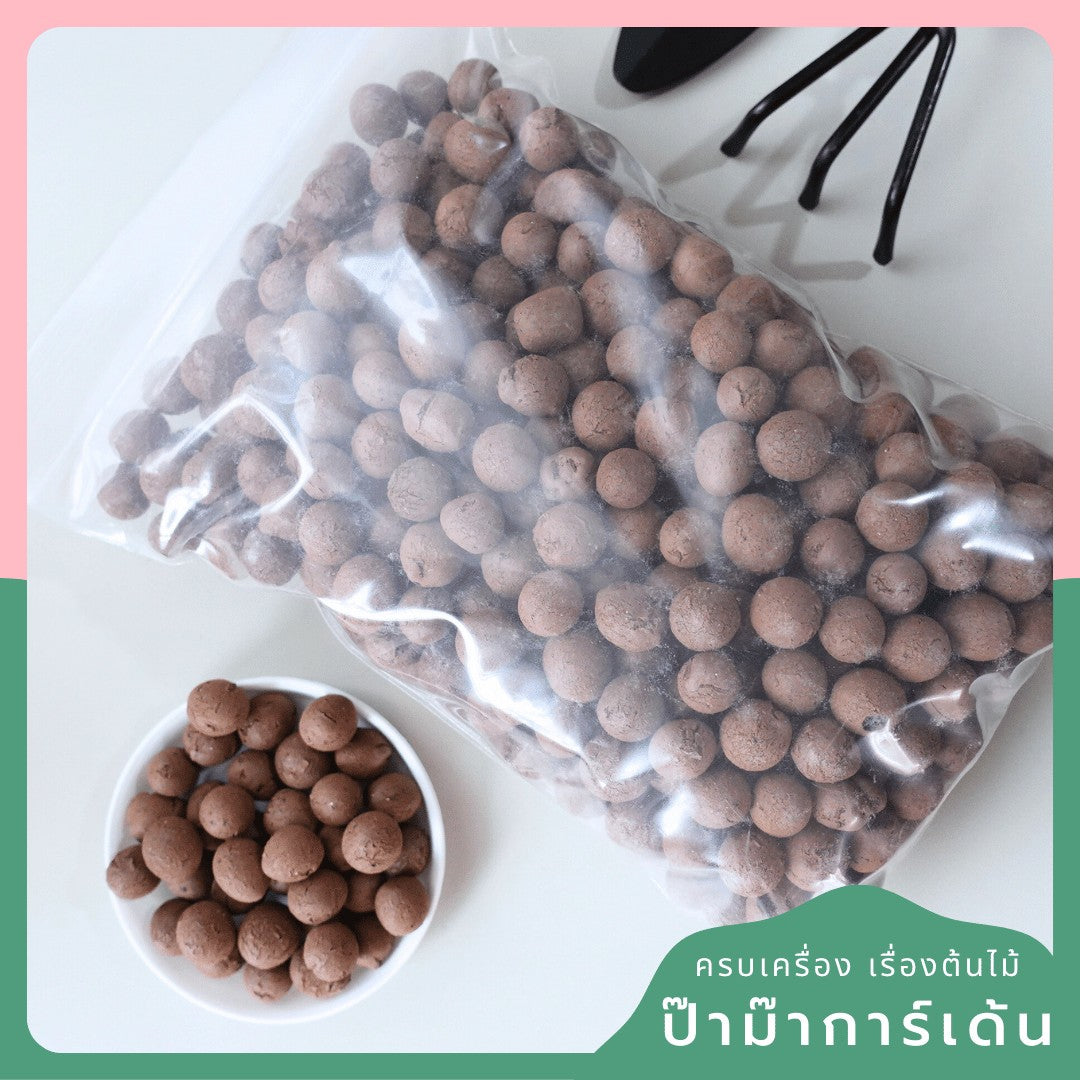 ป๊อปเปอร์ เม็ดดินเผา มวลเบา ขนาด S/M/L/XL บรรจุ 1L, 2L, 4L - Popper Expanded Clay Pellets